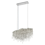 Люстра подвесная с металлическими цепочками и изогнутыми металлическими дугами 72 см Atlantis Chain варинант исполнения - 4 | Loft Concept в Грозном