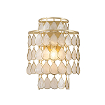 Бра с декором из натуральной морской ракушки Iridescent Light варинант исполнения - 1 | Loft Concept в Грозном