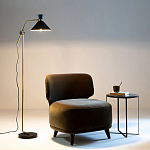 Торшер с поворотным плафоном Davy Brass Floor Lamp варинант исполнения - 6 | Loft Concept в Грозном