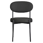 Стул мягкий Alfie Chair черный варинант исполнения - 1 | Loft Concept в Грозном