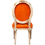 Стул из натурального бука оранжевое с цветным принтом Impressionism in Color варинант исполнения - 2 | Loft Concept в Грозном