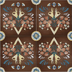 Плитка с узором Клубника варинант исполнения - 1 | Loft Concept в Грозном