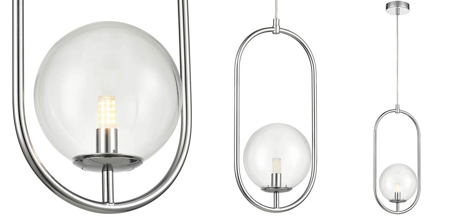 Подвесной светильник B.LUX C Ball oval chrome Подвесной светильник B.LUX C Ball oval chrome - Loft-Concept в Грозном