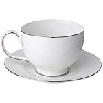 Чайный набор белый из фарфора на 6 персон 12 предметов 280 мл Garden Whisper Porcelain Set  варинант исполнения - 2 | Loft Concept в Грозном