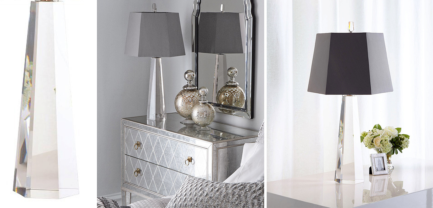 Настольная лампа Crystal Pyramid Table lamp Настольная лампа Crystal Pyramid Table lamp - Loft-Concept в Грозном