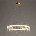 Люстра круглая с прозрачными стеклянными трубками 51 см Nembus варинант исполнения - 3 | Loft Concept в Грозном