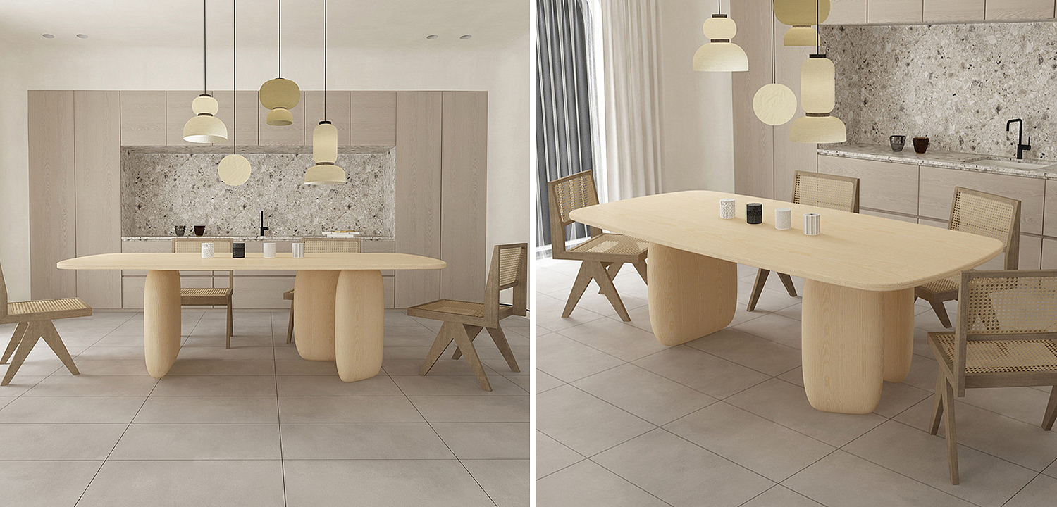 Обеденный стол Colon Dining Table Обеденный стол Colon Dining Table - Loft-Concept в Грозном
