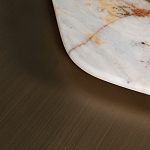 Столик журнальный Promontory с мрамором варинант исполнения - 3 | Loft Concept в Грозном