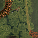 Обои ручная роспись Malwa Original colourway on Olive tobacco варинант исполнения - 3 | Loft Concept в Грозном