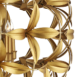 Люстра в форме шара из золотых лепестков Hanging Flowers варинант исполнения - 2 | Loft Concept в Грозном