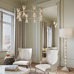 Торшер с фактурным каркасом и прямоугольным тканевым абажуром Shiye and Simplicity варинант исполнения - 3 | Loft Concept в Грозном