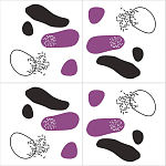 Плитка с узором Камни варинант исполнения - 1 | Loft Concept в Грозном