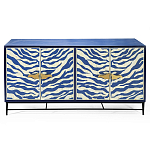 Буфет в гостиную с инкрустацией Bone Inlay Deco Sideboard - Orleans ZEBRA варинант исполнения - 4 | Loft Concept в Грозном