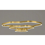 Люстра подвесная с 3-мя ассиметричными светодиодными лампами Golden Current варинант исполнения - 1 | Loft Concept в Грозном