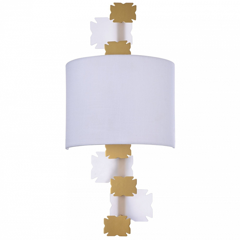Бра Jacopo Mosaic Sconces Латунь Белый Бра Jacopo Mosaic Sconces Латунь Белый в Грозном | Loft Concept