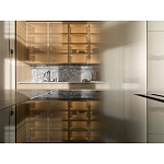 Кухонный гарнитур из камня и дерева с раздвижными дверцами TIVALÌ 2.0 Dada Engenereed Kitchen варинант исполнения - 3 | Loft Concept в Грозном