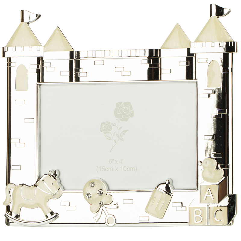 Фоторамка детская Childhood Corner Lock Серебряный Фоторамка детская Childhood Corner Lock Серебряный в Грозном | Loft Concept