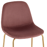 Барный стул на золотистых ножках VENDRAMIN Pink варинант исполнения - 6 | Loft Concept в Грозном