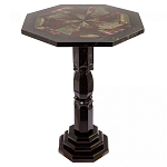 Кофейный стол из натуральных камней Змеевик и Яшма Natural Stone Tables варинант исполнения - 1 | Loft Concept в Грозном