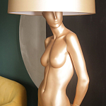 Лампа MANNEQUIN LAMP с абажуром женственность в деталях варинант исполнения - 9 | Loft Concept в Грозном