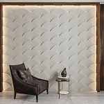 Гипсовая 3D Панель Aura варинант исполнения - 1 | Loft Concept в Грозном