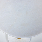 Кофейный столик с белой мраморной столешницей Clipper варинант исполнения - 2 | Loft Concept в Грозном