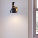 Бра с плафоном в форме песочных часов с узкими перфорированными отверстиями Feiss варинант исполнения - 7 | Loft Concept в Грозном