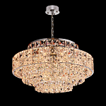 Люстра хрустальная в неоклассическом стиле на серебристом каркасе Majesty варинант исполнения - 4 | Loft Concept в Грозном