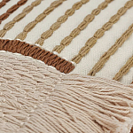 Чехол на подушку с вышивкой в виде геометрических узоров Beige Calista Rect варинант исполнения - 2 | Loft Concept в Грозном