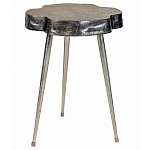 Металлический столик со столешницей в виде слеба Slabby варинант исполнения - 1 | Loft Concept в Грозном