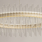 Люстра круглая с прозрачными стеклянными трубками 51 см Nembus варинант исполнения - 4 | Loft Concept в Грозном