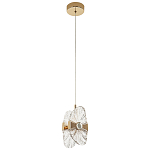 Подвесной светильник из хрусталя Fleuretta Crystal Gold Hanging Lamp варинант исполнения - 2 | Loft Concept в Грозном