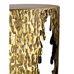 Столик дизайнерский Copper streaks варинант исполнения - 2 | Loft Concept в Грозном