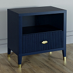 Прикроватная тумбочка с полкой Elsa Dreams Blue варинант исполнения - 1 | Loft Concept в Грозном