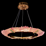 Люстра в форме кольца розовая Warm Pink Light варинант исполнения - 3 | Loft Concept в Грозном