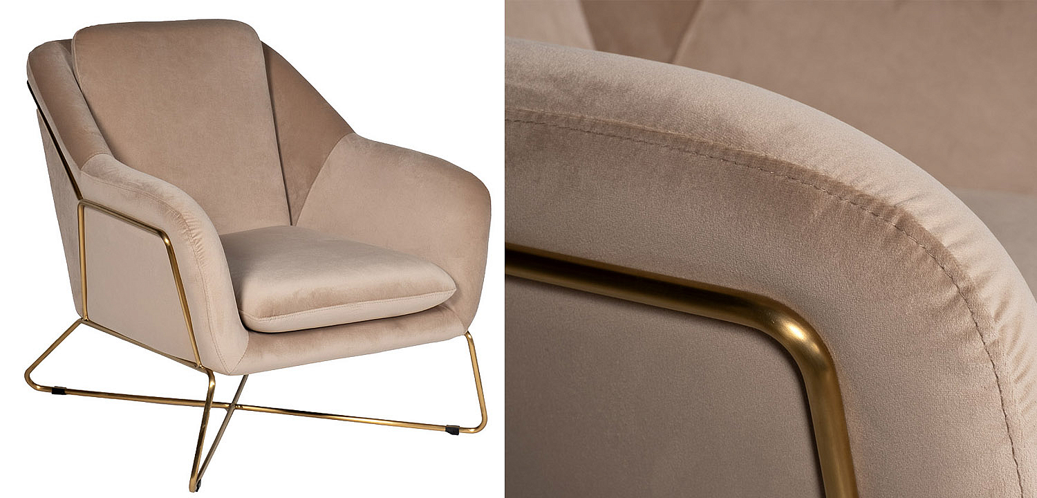 Кресло Umbra Armchair beige Кресло Umbra Armchair beige - Loft-Concept в Грозном