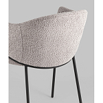 Стул Brace букле серый варинант исполнения - 3 | Loft Concept в Грозном