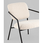 Кресло лаунж Rooney букле белый варинант исполнения - 4 | Loft Concept в Грозном