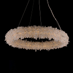 Люстра круглая с натуральным горным хрусталем Crystal Shimmer варинант исполнения - 2 | Loft Concept в Грозном