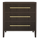 Комод Primo с 3 выдвижными ящиками Темный орех варинант исполнения - 7 | Loft Concept в Грозном