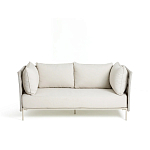 Диван садовый с плетеными ремешками и спинкой  Kleo варинант исполнения - 2 | Loft Concept в Грозном