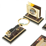 Настольный письменный набор из яшмы и долерита с декором в виде коня Manager Organizer варинант исполнения - 6 | Loft Concept в Грозном