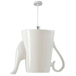 Подвесные светильники в виде белой посуды Flower Reversal варинант исполнения - 7 | Loft Concept в Грозном