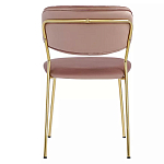 Стул Singer Chair без подлокотников Розовый Велюр варинант исполнения - 4 | Loft Concept в Грозном