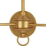 Бра настенное золотого цвета в форме подсвечника Graceful Smoothness варинант исполнения - 1 | Loft Concept в Грозном