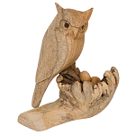 Статуэтка из дерева сова Animals of the World варинант исполнения - 1 | Loft Concept в Грозном
