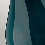 Настольная лампа с коническим дымчато-зелёным абажуром из искусственного шёлка Quintiesse варинант исполнения - 5 | Loft Concept в Грозном