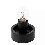 Настольный светильник с янтарным рельефным плафоном Lamp with Frozen Glass Effect варинант исполнения - 2 | Loft Concept в Грозном