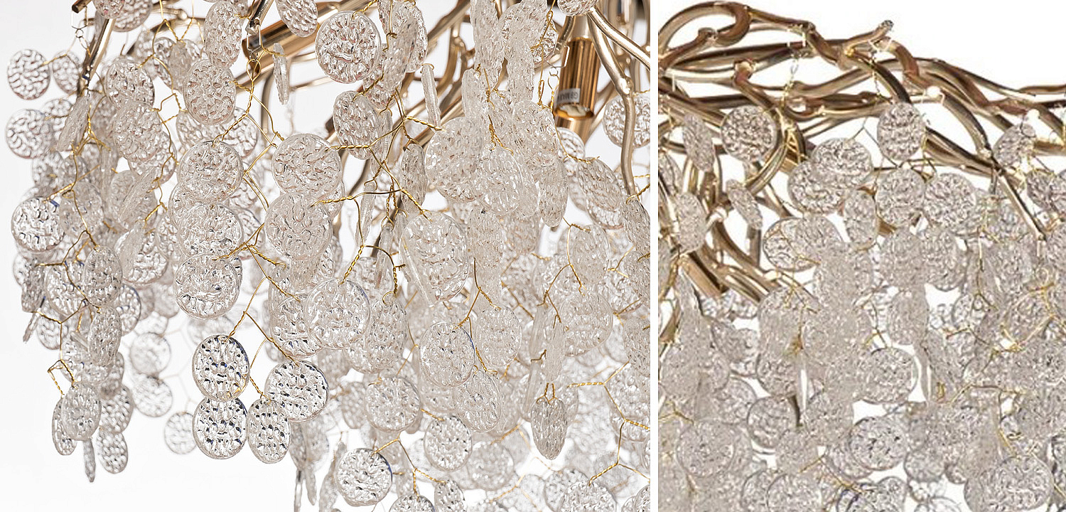 Потолочная люстра FAIRYTREE Champagne Chandelier 100 Потолочная люстра FAIRYTREE Champagne Chandelier 100 - Loft-Concept в Грозном