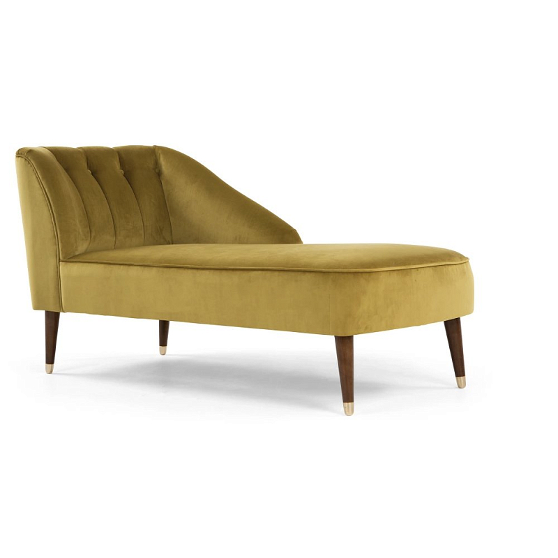 Кушетка Chaise Longue, Antique Gold Velvet Желтый Кушетка Chaise Longue, Antique Gold Velvet Желтый в Грозном | Loft Concept